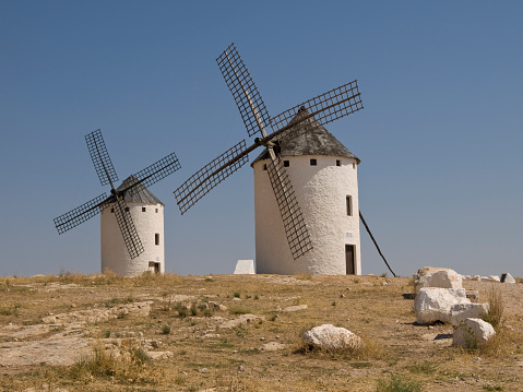 Windmills in Campo de Criptana Ciudad Real