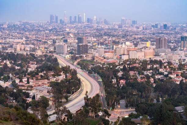 istock Los Angeles Cityscape Sunset 968398548