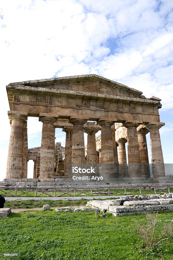 Tempio di Poseidone (Paestum, Italia - Foto stock royalty-free di Antica Grecia
