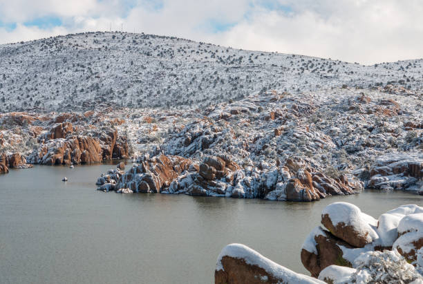 istock Scenic Watson Lake in Winter 968439878