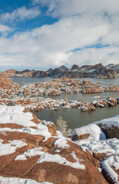 istock Scenic Watson Lake in Winter 968440272