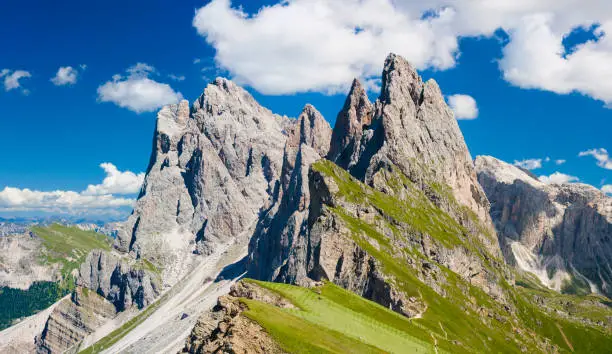 Photo of Beautiful alpine mountain