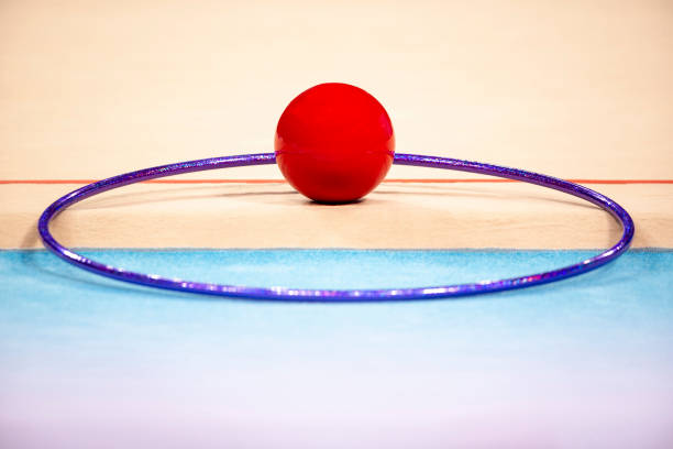 istock Rhythmic Gymnastics ball and hoop 968475792