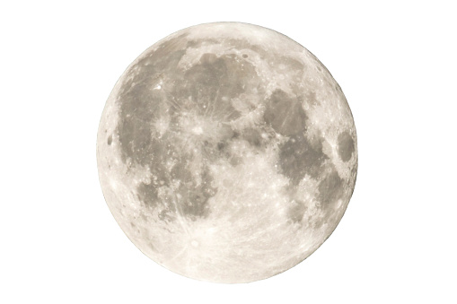 Full Moon Luna Stock Photo - Download Image Now - Moon, Planetary Moon, Moon  Surface - iStock