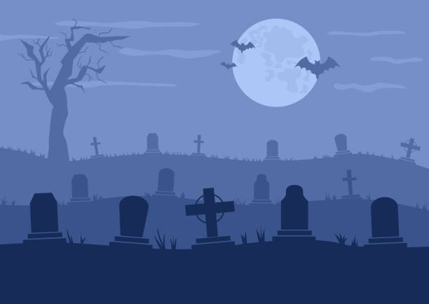 Graveyard Environment Vector 93,200+ Cemetery Stock Illustrations, Royalty-Free Vector Graphics ...