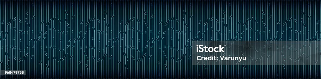 Microtech Background Panorama Modern Digital Microchip Circuit Board System Background ...