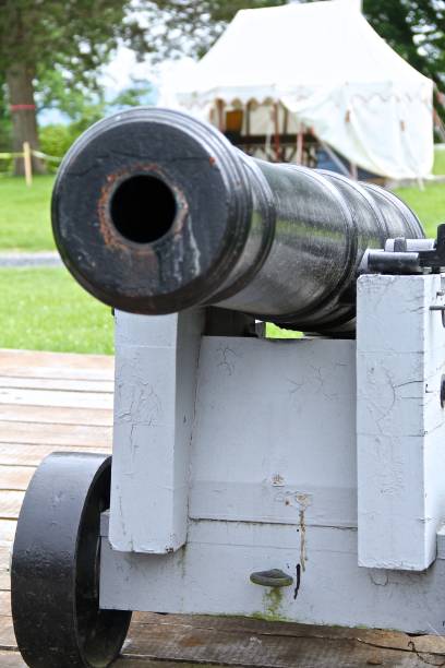 Antique cannon at Fort Adams, Newport RI.
