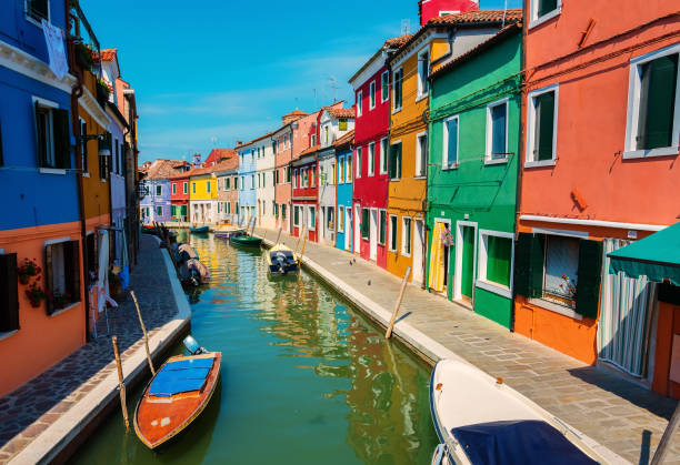 istock Houses in summer Burano 968489346