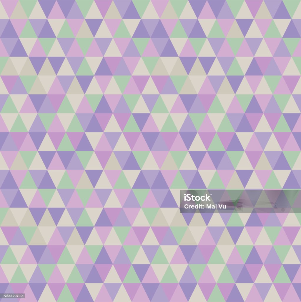 Pastel Triangular Pattern Pastel Triangles Seamless Pattern Stock Illustration - Download Image ...