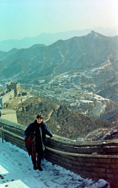 istock The nineties. The Great Wall 1992 at Badaling, China. 968526732