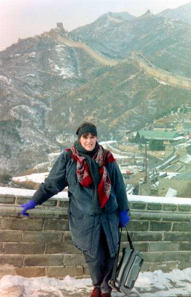 istock The nineties. The Great Wall 1992 at Badaling, China. 968526800