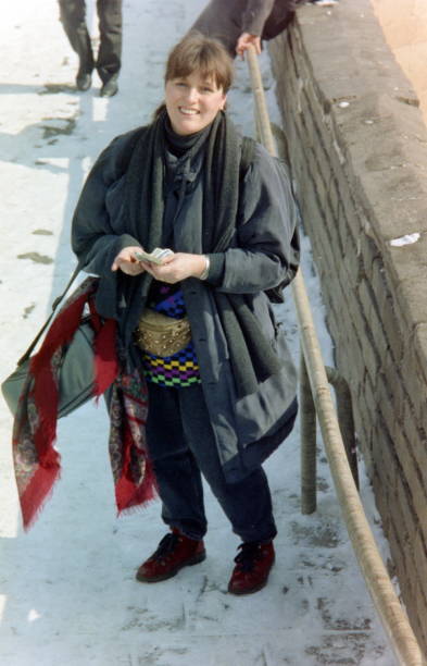 istock The nineties. The Great Wall 1992 at Badaling, China. 968526860