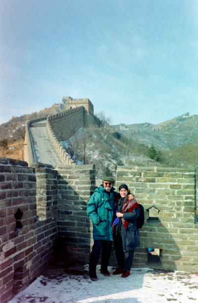 istock The nineties. The Great Wall 1992 at Badaling, China. 968526974