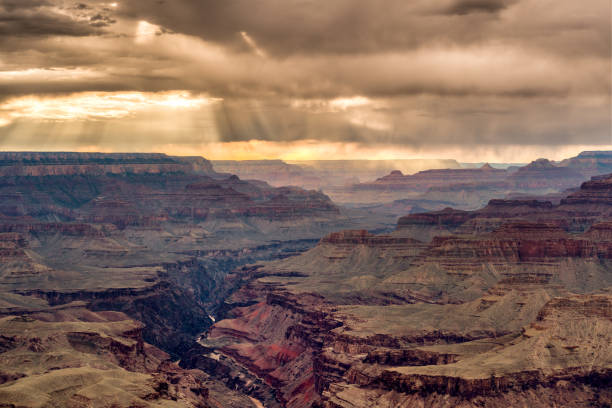 istock Grand Canyon Monsoon Sunset from Navajo Point 968539596