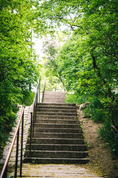 istock Path up to Observatoriekullen in Stockholm Sweden. 968583770