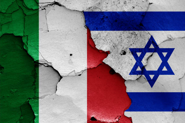 istock flags of Italy and Israel 968588390