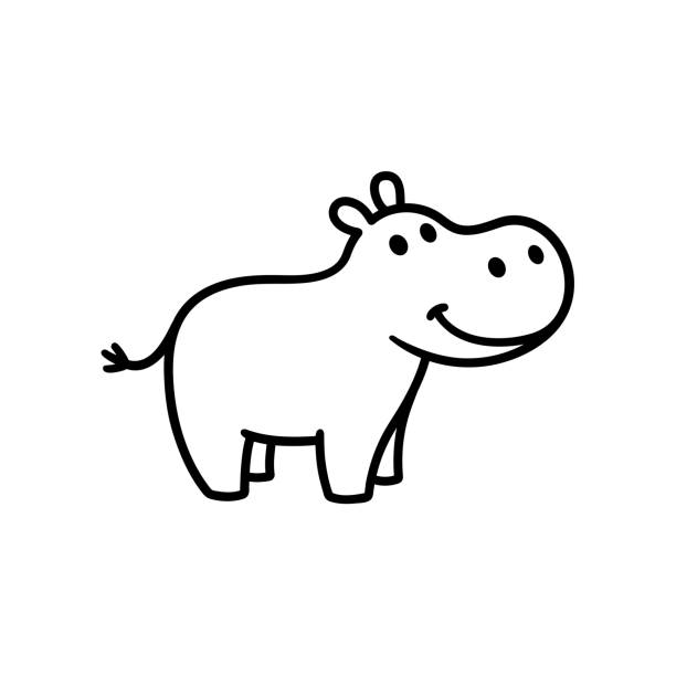 6,614 Happy Hippo Illustrations & Clip Art - iStock | Penguin, Happy seal,  Happy monkey