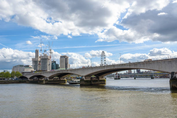 istock Waterloo Bridge over Thames River in London 968600180