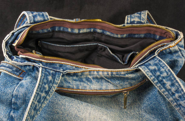 istock fittings on the jeans hand bag 968602490