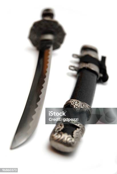 Japanese Blade Isolated On White Stock Photo - Download Image Now - Blade, China - East Asia, Color Image