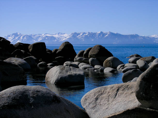 istock Lake Tahoe many rocks distant mountains 968611796