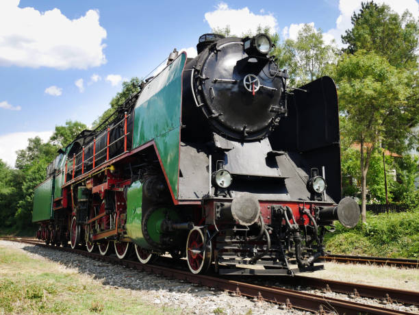 istock Old steam locomotive 968626084