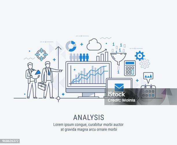 Analysis Reference Images Analysis Vector Illustration Stock Illustration - Download Image Now ...