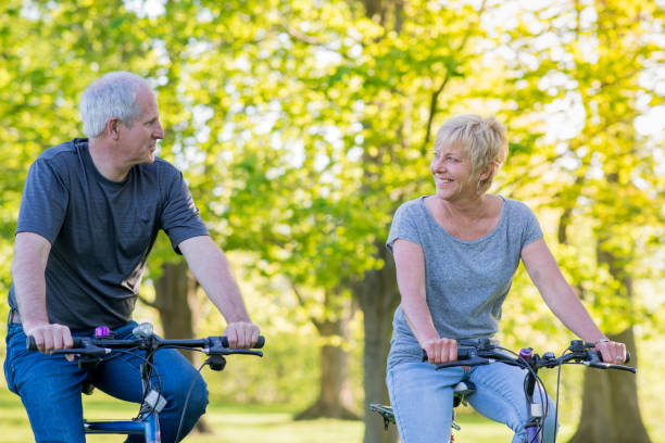 istock Retired Couple in the Park 968637442