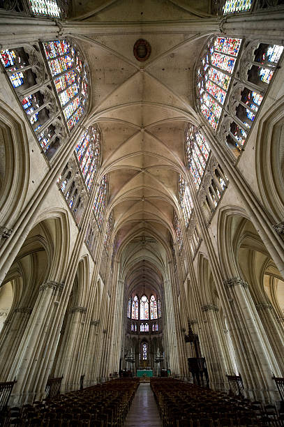 istock Troyes (Champagne, France) - Cathedral interior, in gothic style 96863974