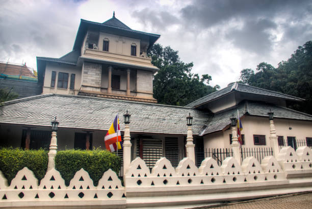 The Royal Palace complex in Kandy in Sri Lanka which also contains the temple of the tooth