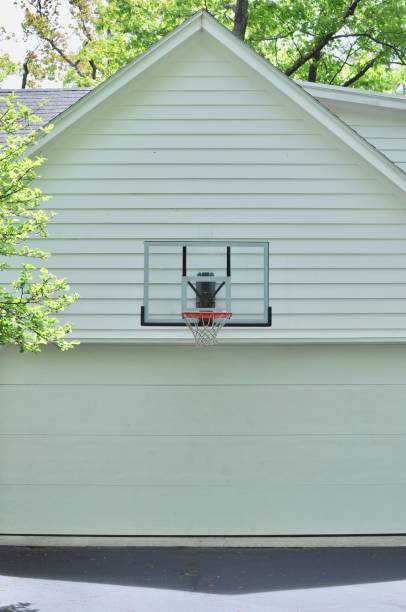istock Basketball Hoop and Garage 968657796