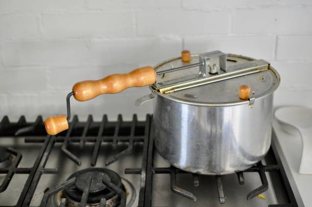 20+ Stove Popcorn Popper Stock Photos, Pictures & Royalty ...