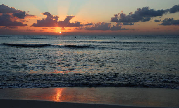 istock Sunrise on Caribbean Sea 968674284