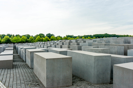Berlin, Germany - June 25, 2015: Holocaust Memorial