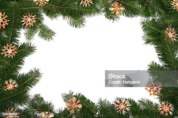 Boże Narodzenie Drzewo Granica - zdjęcia stockowe i więcej obrazów Abstrakcja - Abstrakcja, Bez ludzi, Białe tło