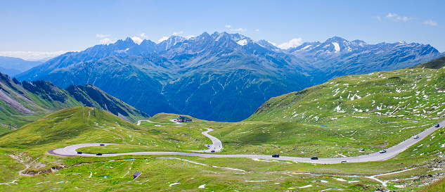 Grossglockner alpine road in Austria