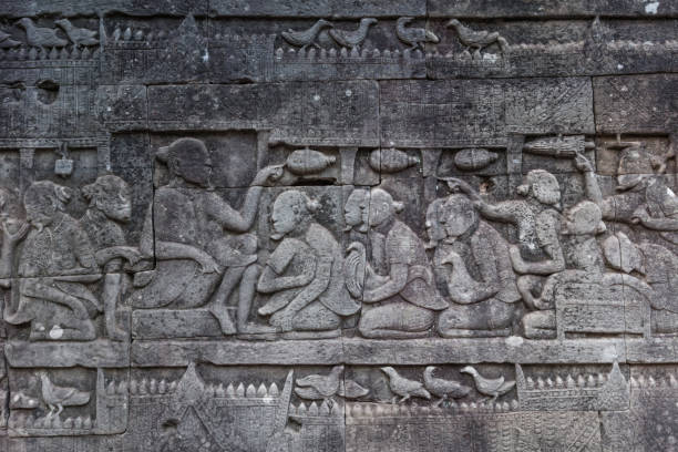 istock Historic ruins of Bayon Temple 968812370