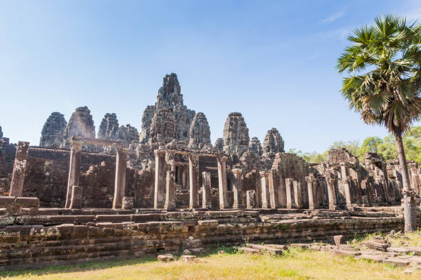 istock Historic ruins of Bayon Temple 968816450