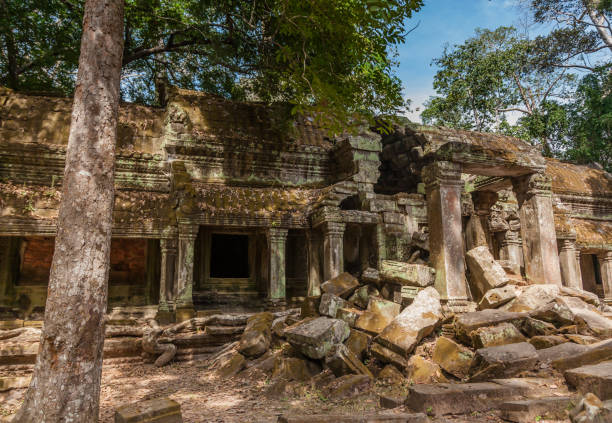 istock Historic ruins of Bayon Temple 968819050