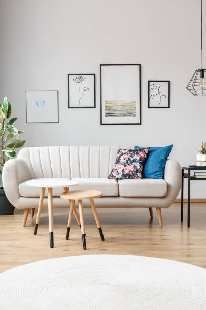 istock Posters in bright living room 968822830