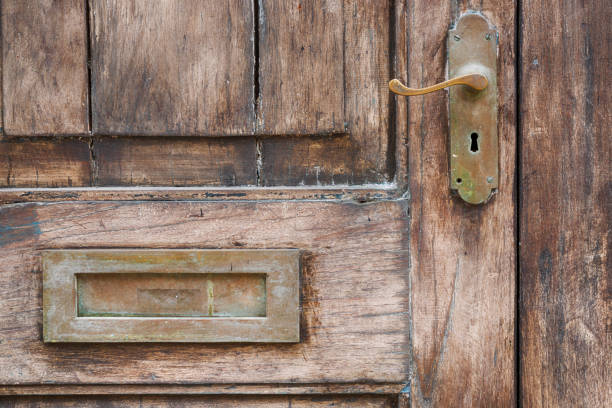 istock A rustic wooden entrance. 968823262