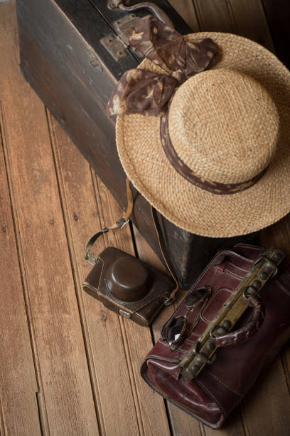 istock Summer vacation and travel retro style 968825808
