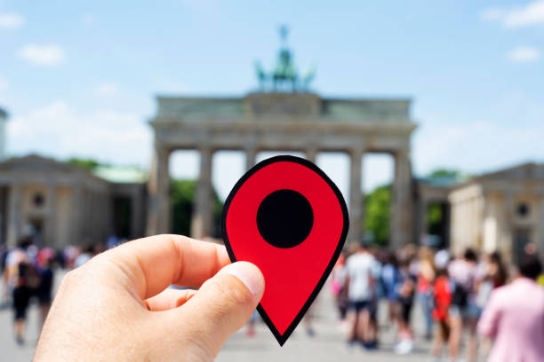 istock man with a red marker in the Brandenburg Gate 968842022