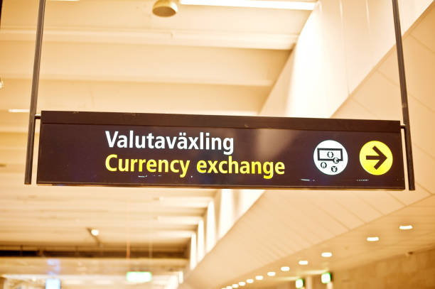 istock Forex Currency Exchange (With Swedish Translation) - Stockholm, Sweden 968845118