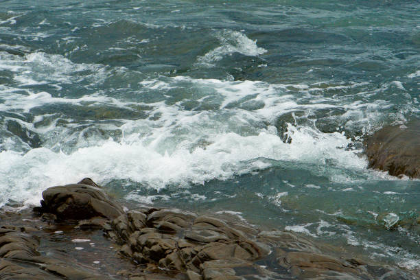istock Sea water foam, North Bay beach, Andaman Islands 968846064
