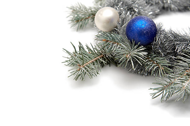 istock Snowy Christmas decoration 96884635