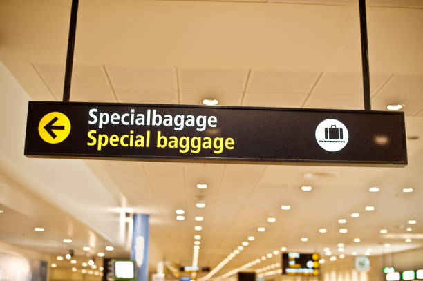 istock Special Baggage Sign (With Swedish Translation) - Stockholm, Sweden 968848952