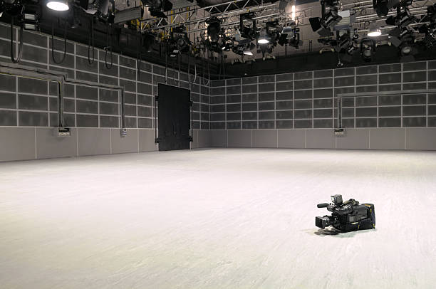 New TV studio.  television studio stock pictures, royalty-free photos & images