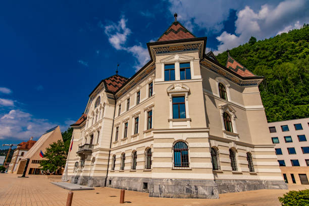 istock Liechtenstein National Archives building in Vaduz 968856072