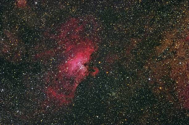 m16 de la nebulosa del águila - nebulosa del águila fotografías e imágenes de stock